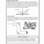 How Light Can quot bend quot 5th Grade Science Worksheet GreatSchools