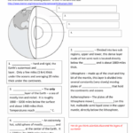 Layers Of The Earth Worksheets 99Worksheets