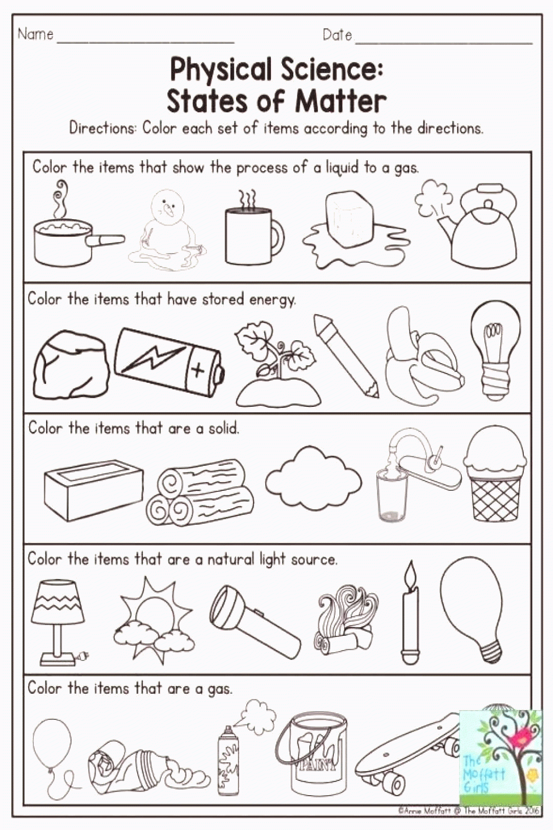 Printable Worksheets For 2nd Grade Science