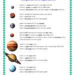 Teach Child How To Read Solar System 1st Grade Science Worksheets