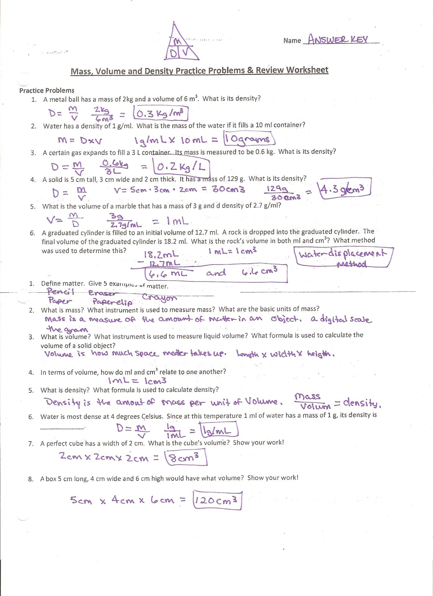 Weight Problems Worksheet Answers ProblemsWorksheets