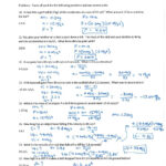 Physical Science Worksheets