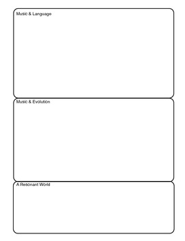 The Music Instinct Science Song Worksheet By JECamitzzi TpT